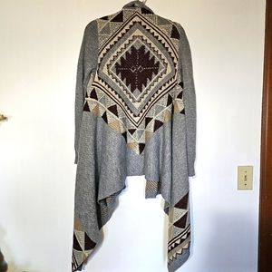 Aztec long sweater
